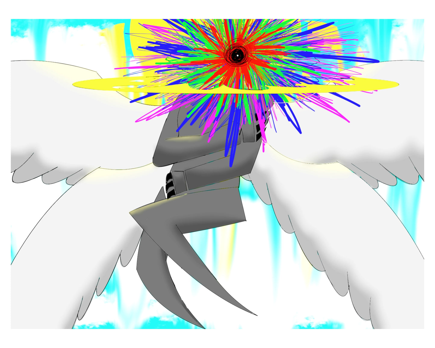 Rainbow Head Cloud God